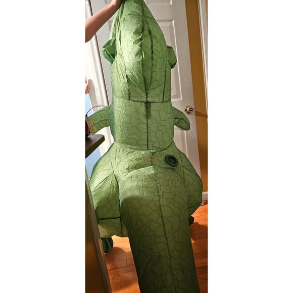 Toy Story Rex Kids Inflatable Costume NO GLOVES T-Rex Dinosaur Halloween Disguis - Picture 5 of 7